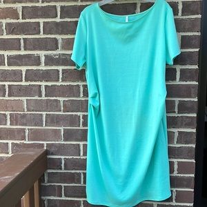 Pink blush maternity dress